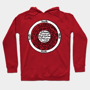 Astrological Chart 17th Century Four Elements Hoodie